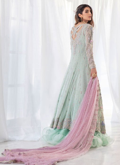 Gul Bano Berry Lehnga Choli Bridal