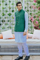 Shuja Waistcoat Bottle Green
