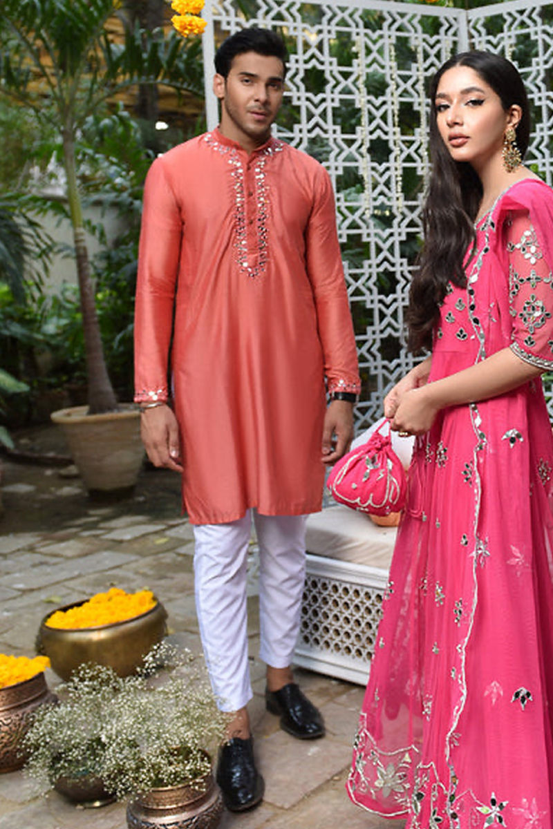 Abrar Sheesha Kurta