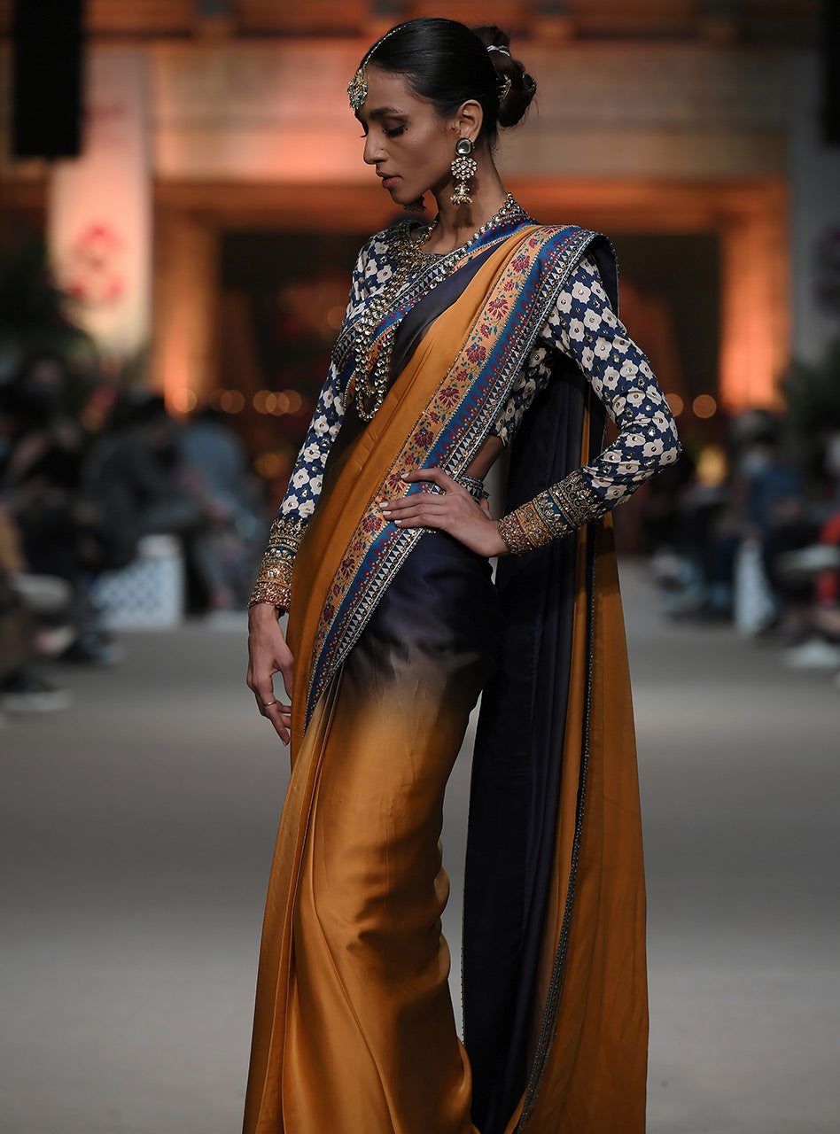 Sunheri Saree