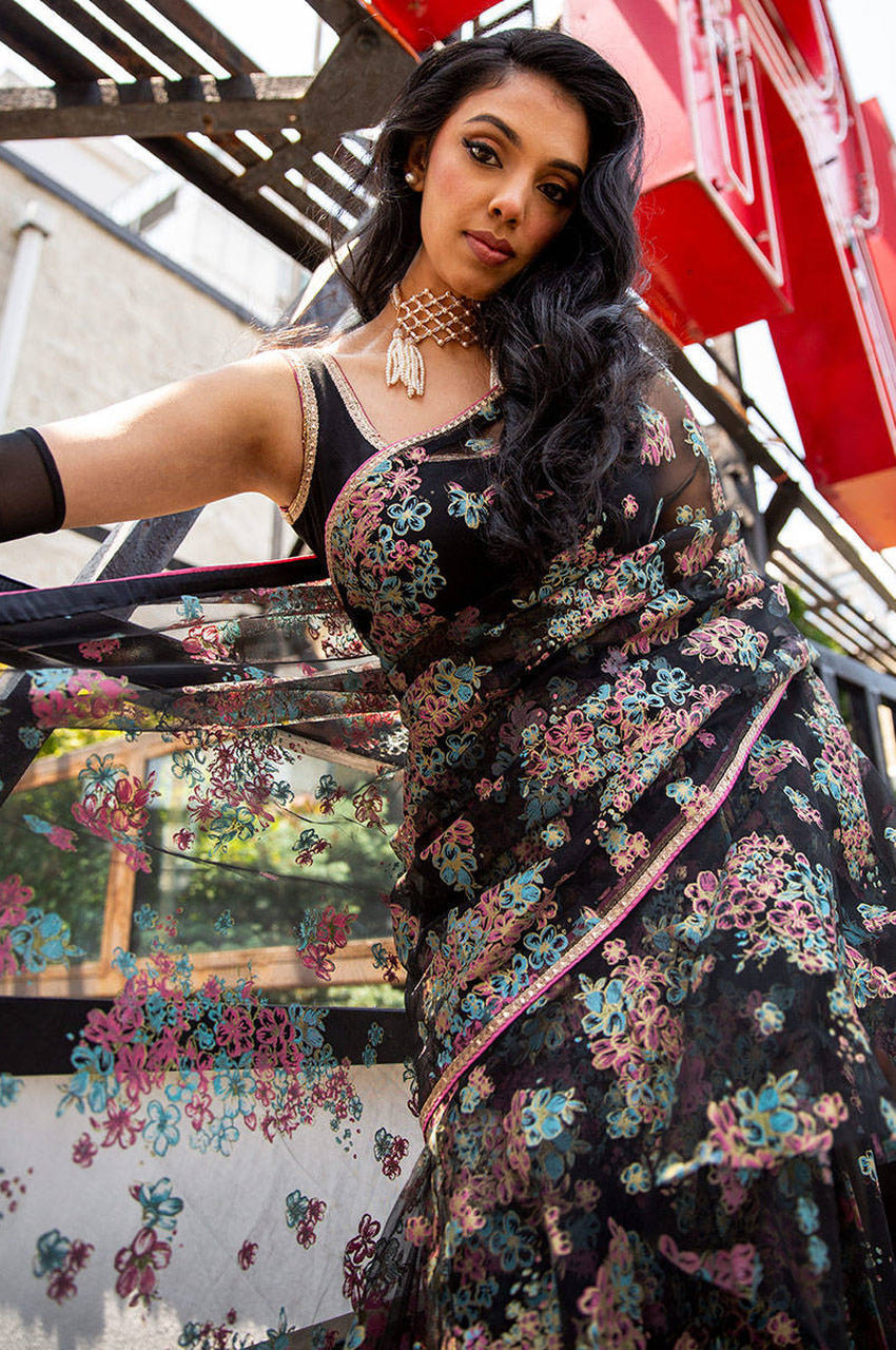 Tranquil Mist Saree