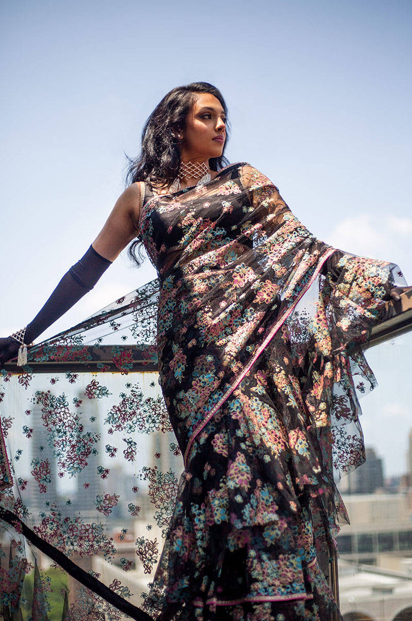 Tranquil Mist Saree
