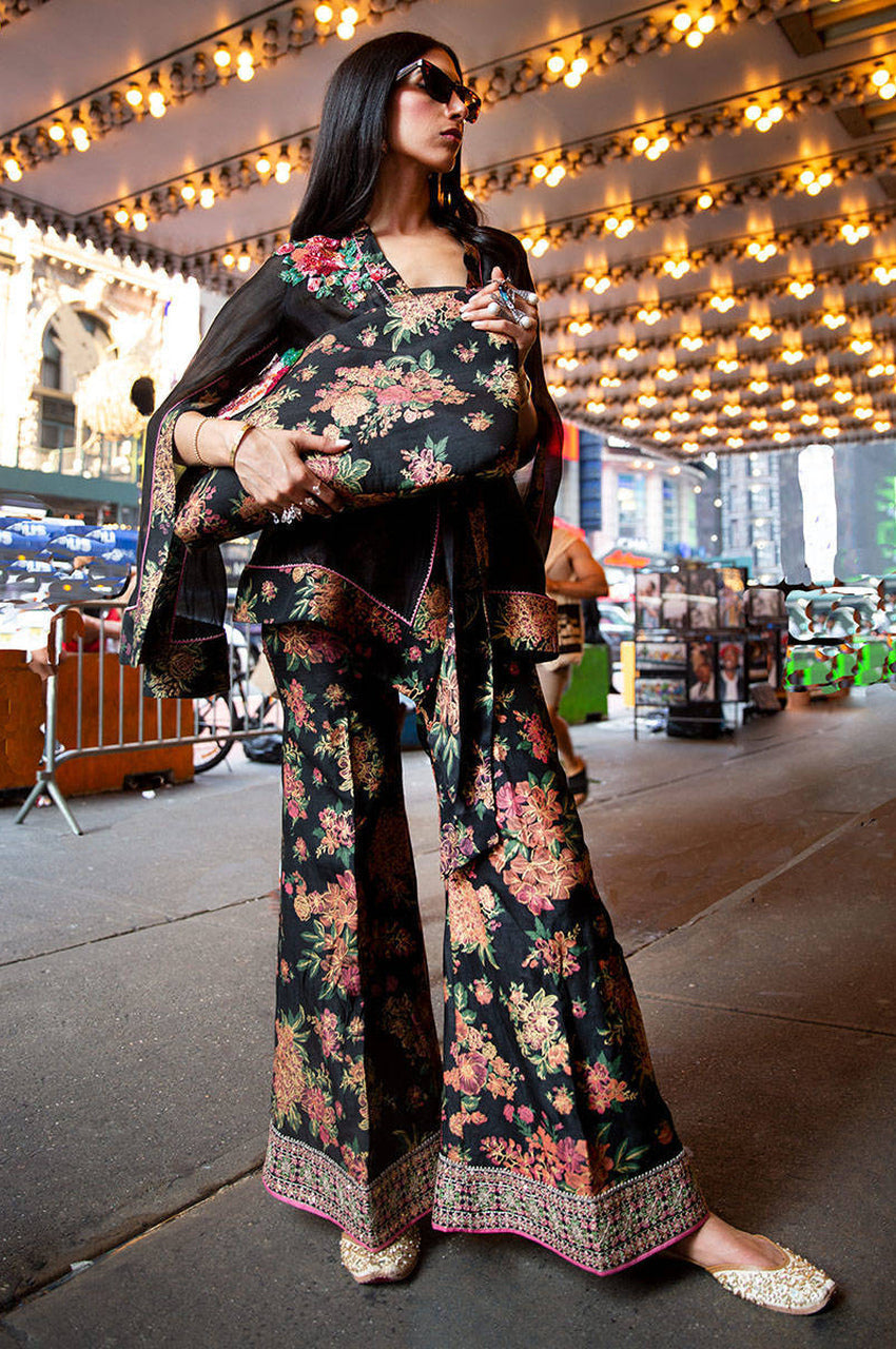 Black Aroma - Wrap & Pants