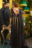 Black Lady with Fine Embroidery | Ansab Jahangir