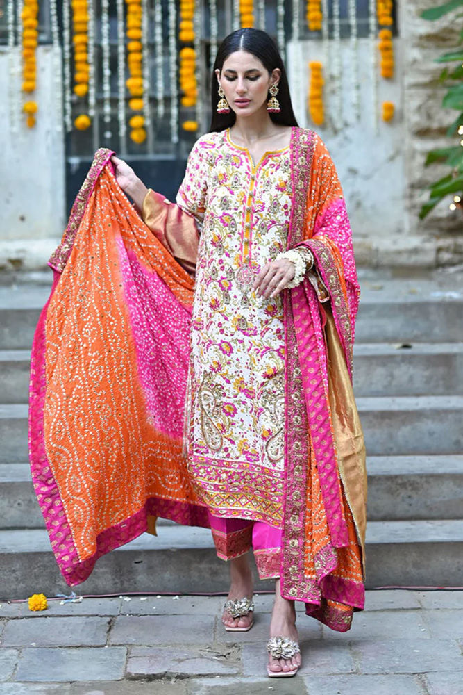 Fatimah - Fatimah Chunri Dupatta - Chunri Dupptta / One Size / Chunri