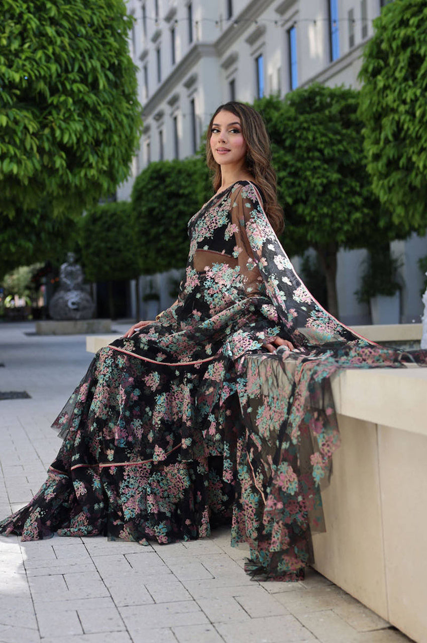 Tranquil Mist Saree