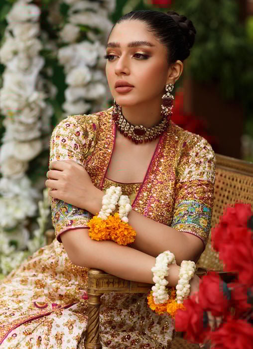 Adelle Rose Gold And Coral Bridal