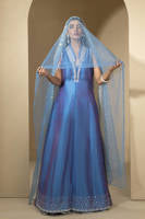 Silver Ice Gown With Lehnga