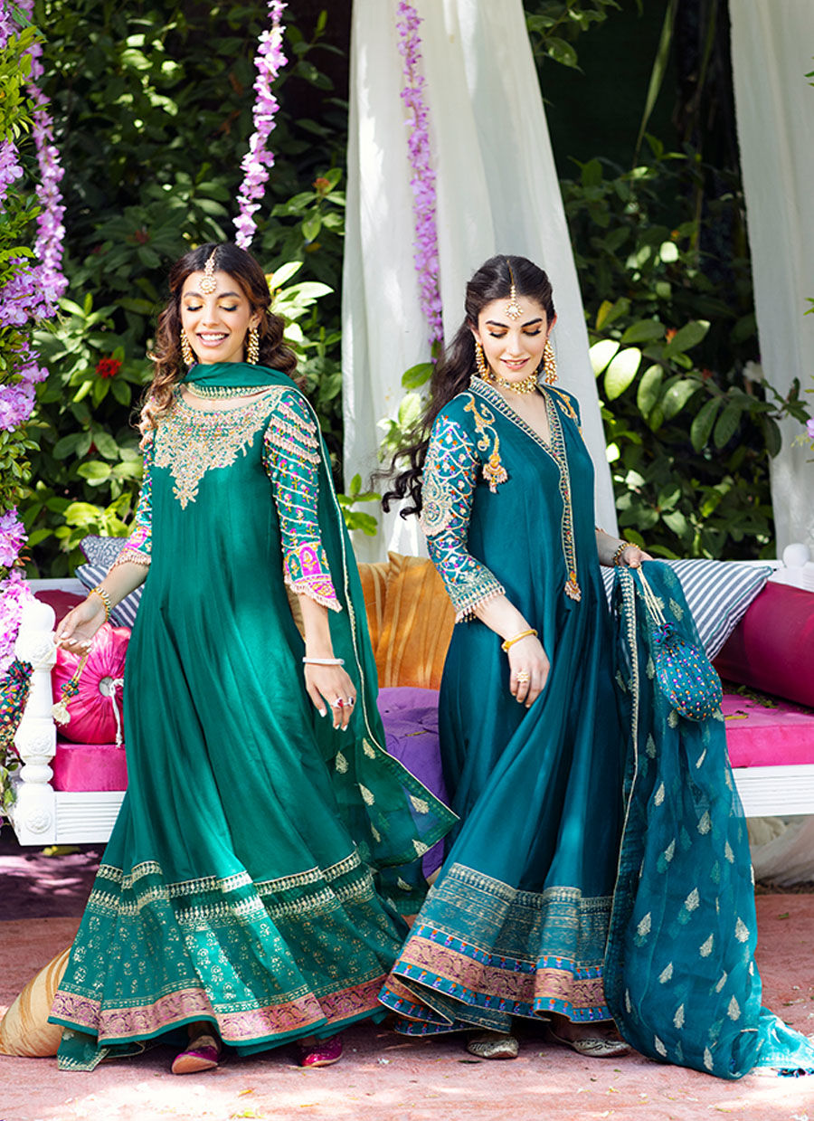 Eira Emerald Kalidaar and dupatta - FTA-FSP21-03