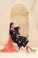 Confetti Velvet Phiran With Pants