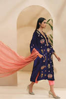 Confetti Velvet Phiran With Pants