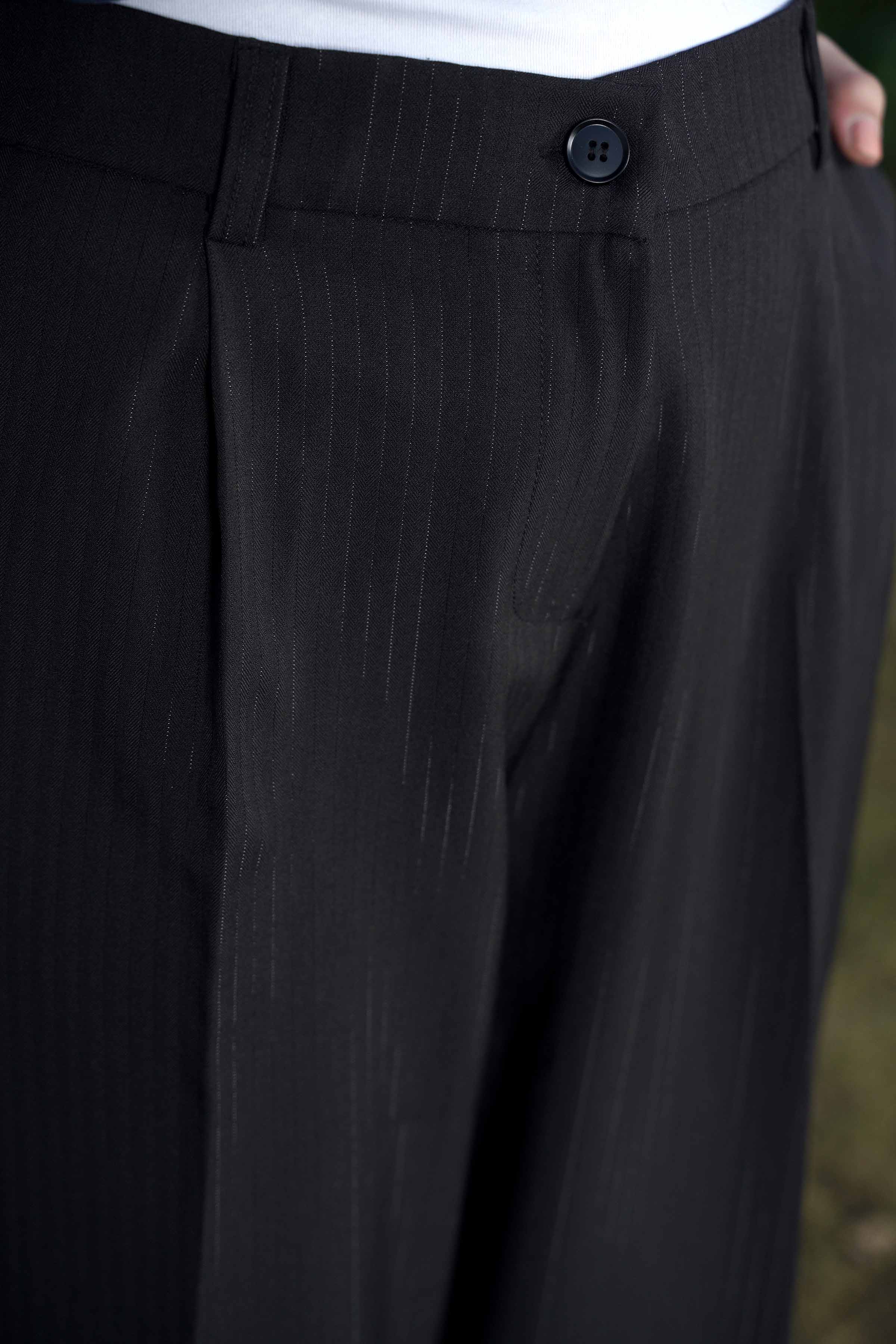 Dyed Pants-Black