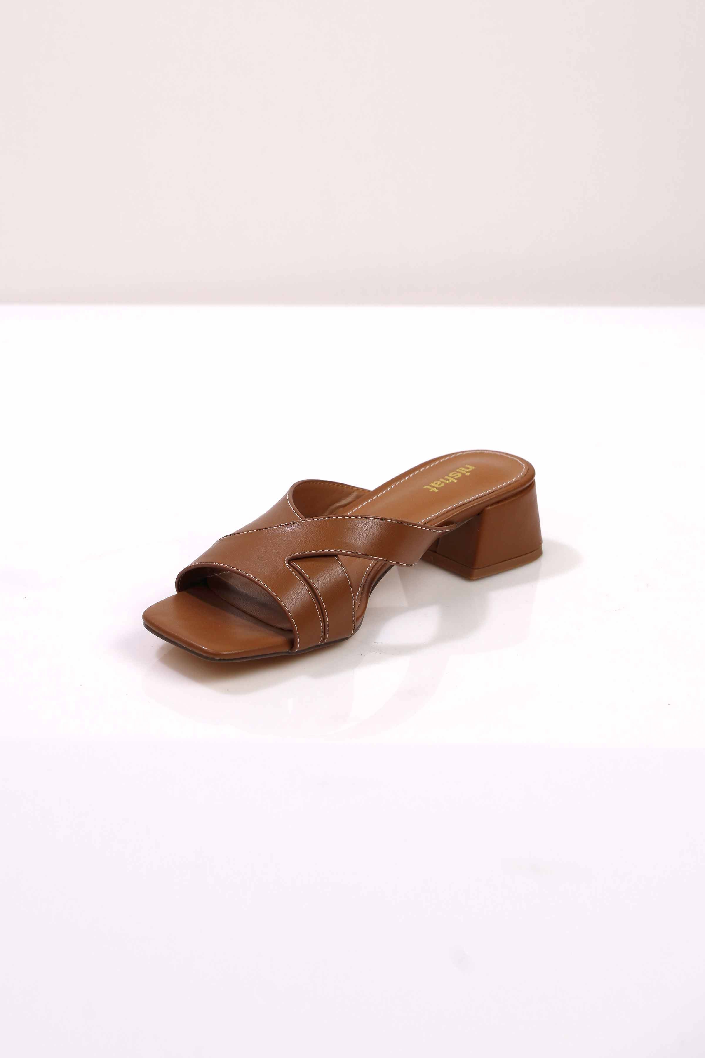 Tan Wedge-443142926