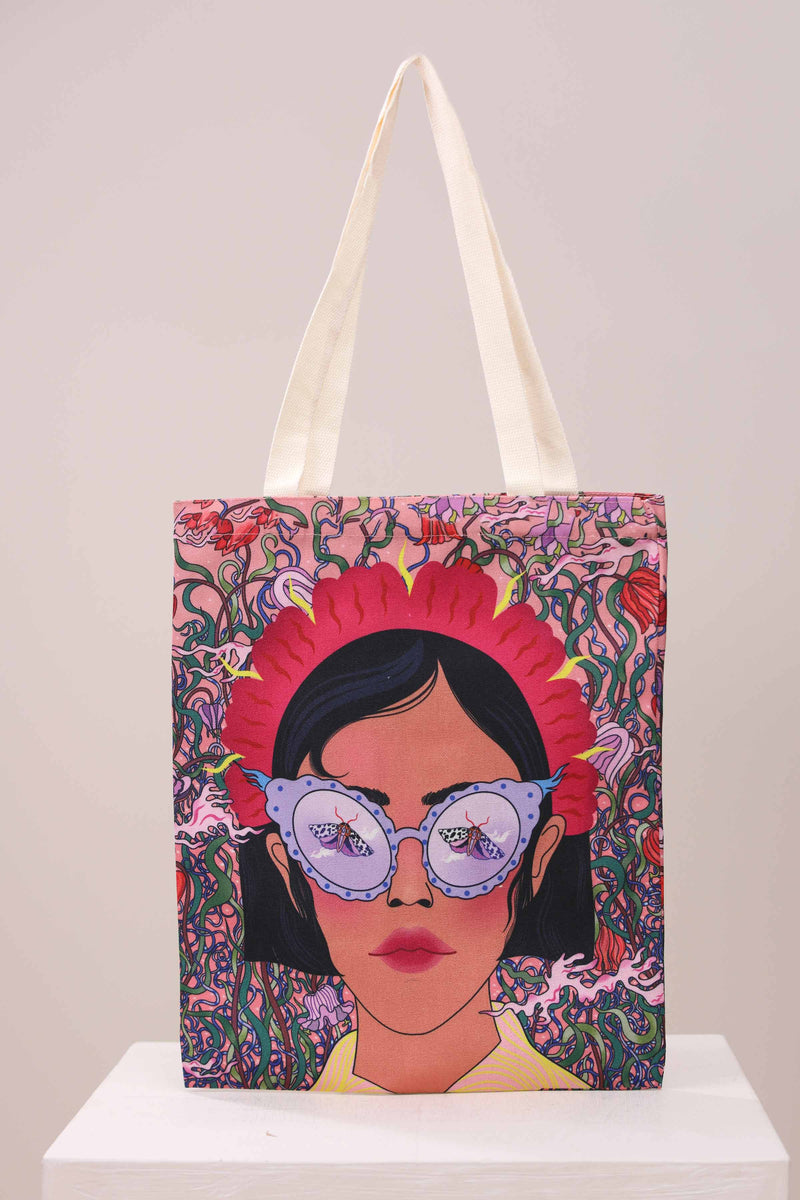 Pink Fabric Bag-443682105