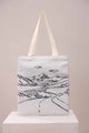 Off White Fabric Bag-443722107
