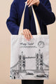 Off White Fabric Bag-443732107