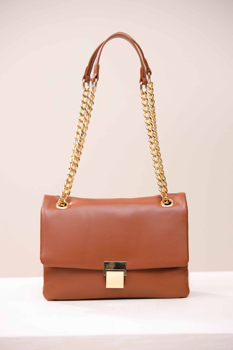 Brown Shoulder Bag-444672113