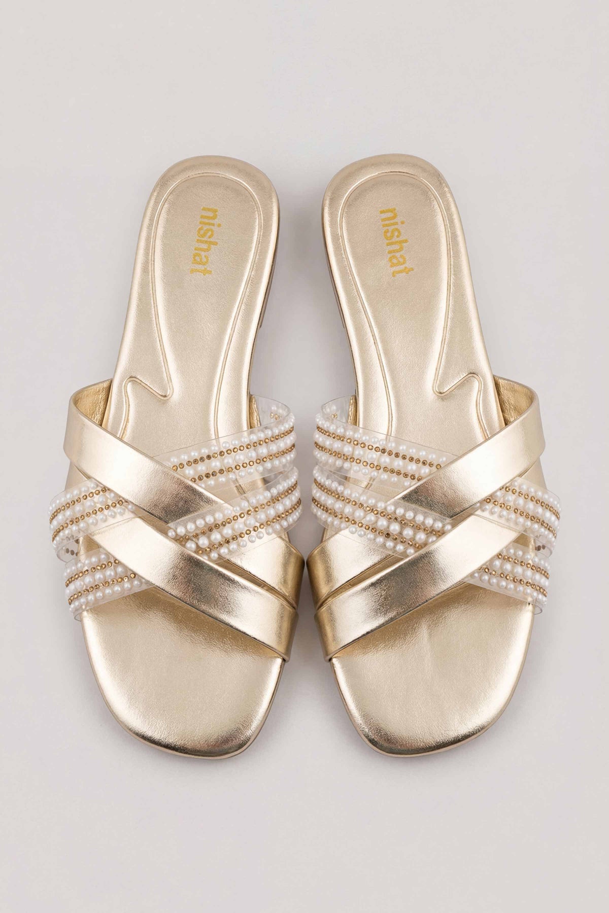 Gold Chappal-445292919