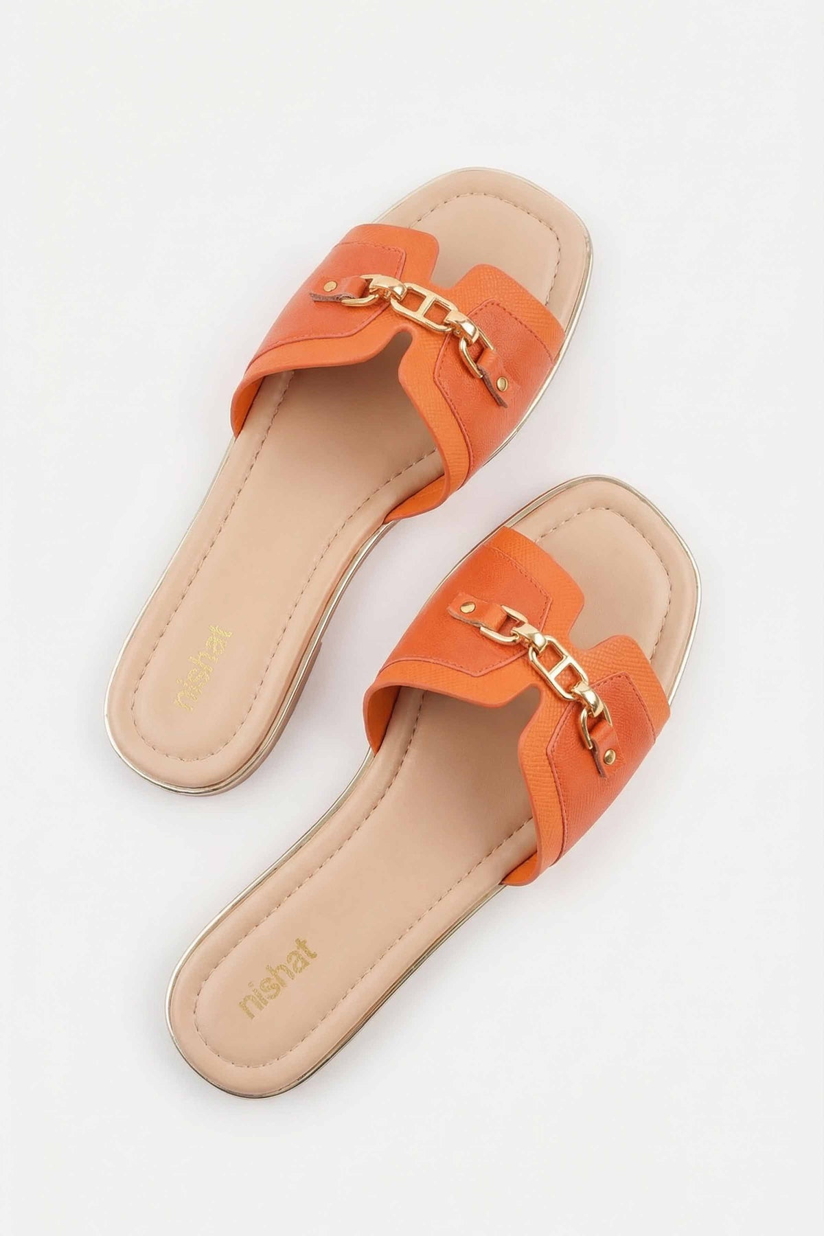 Orange Chappal-445382906