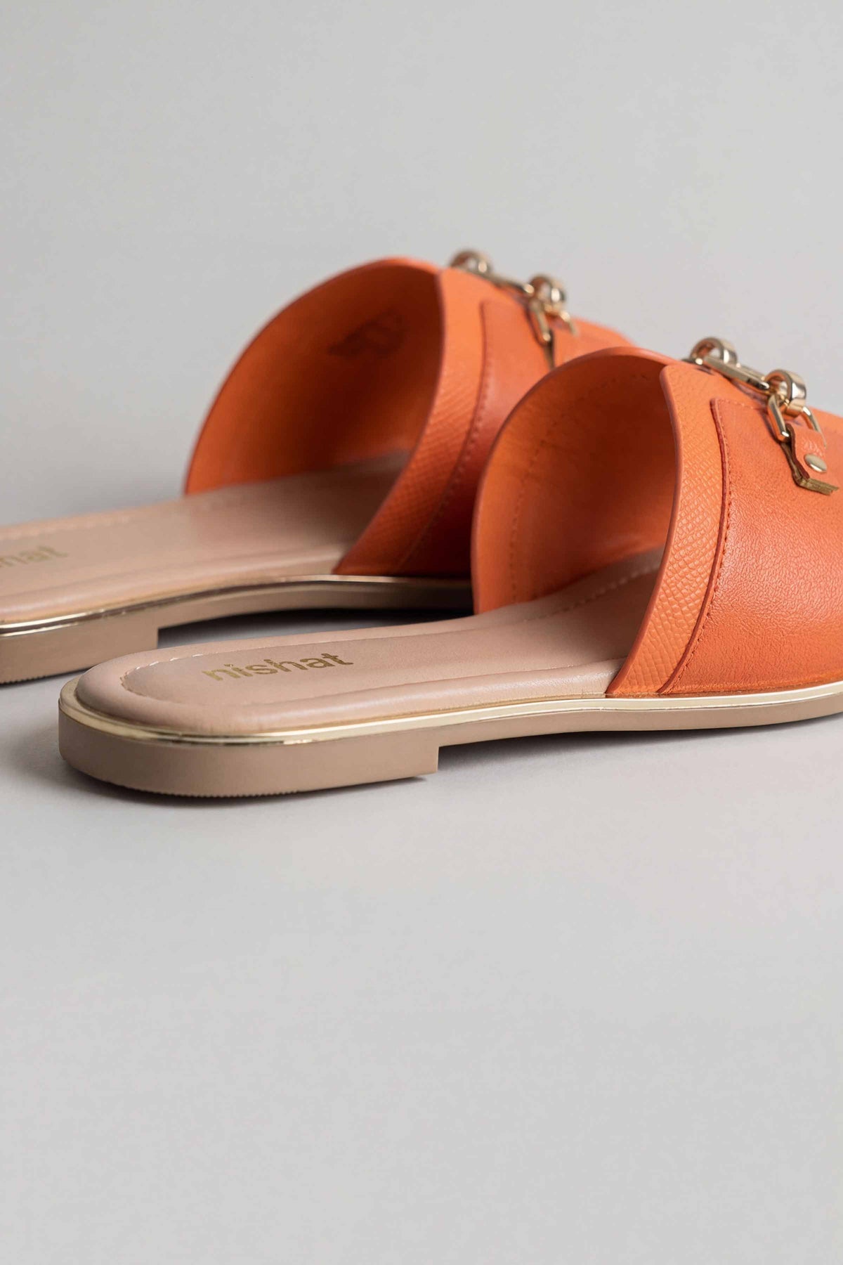 Orange Chappal-445382906