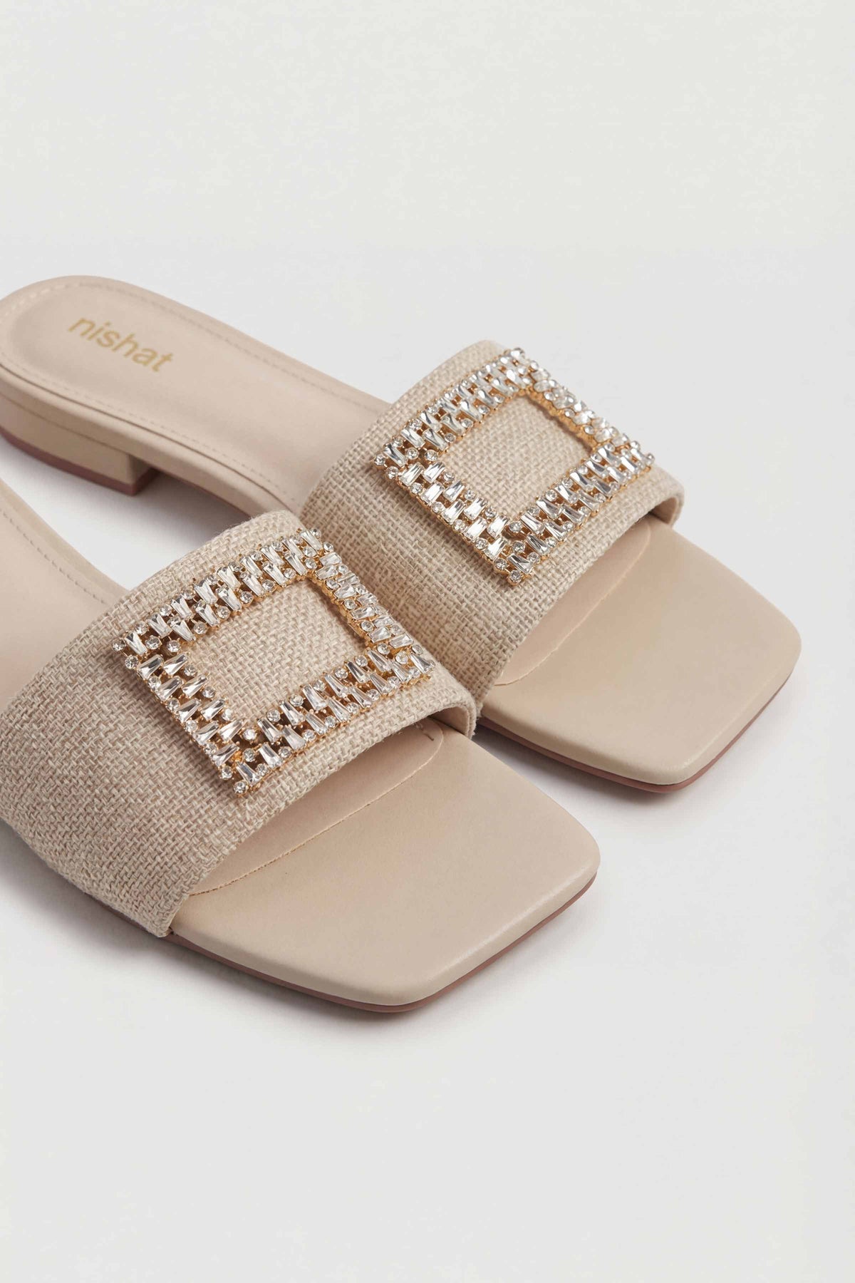Beige Chappal-445402918