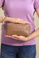 Light Coffee Vanity Bag-445952117