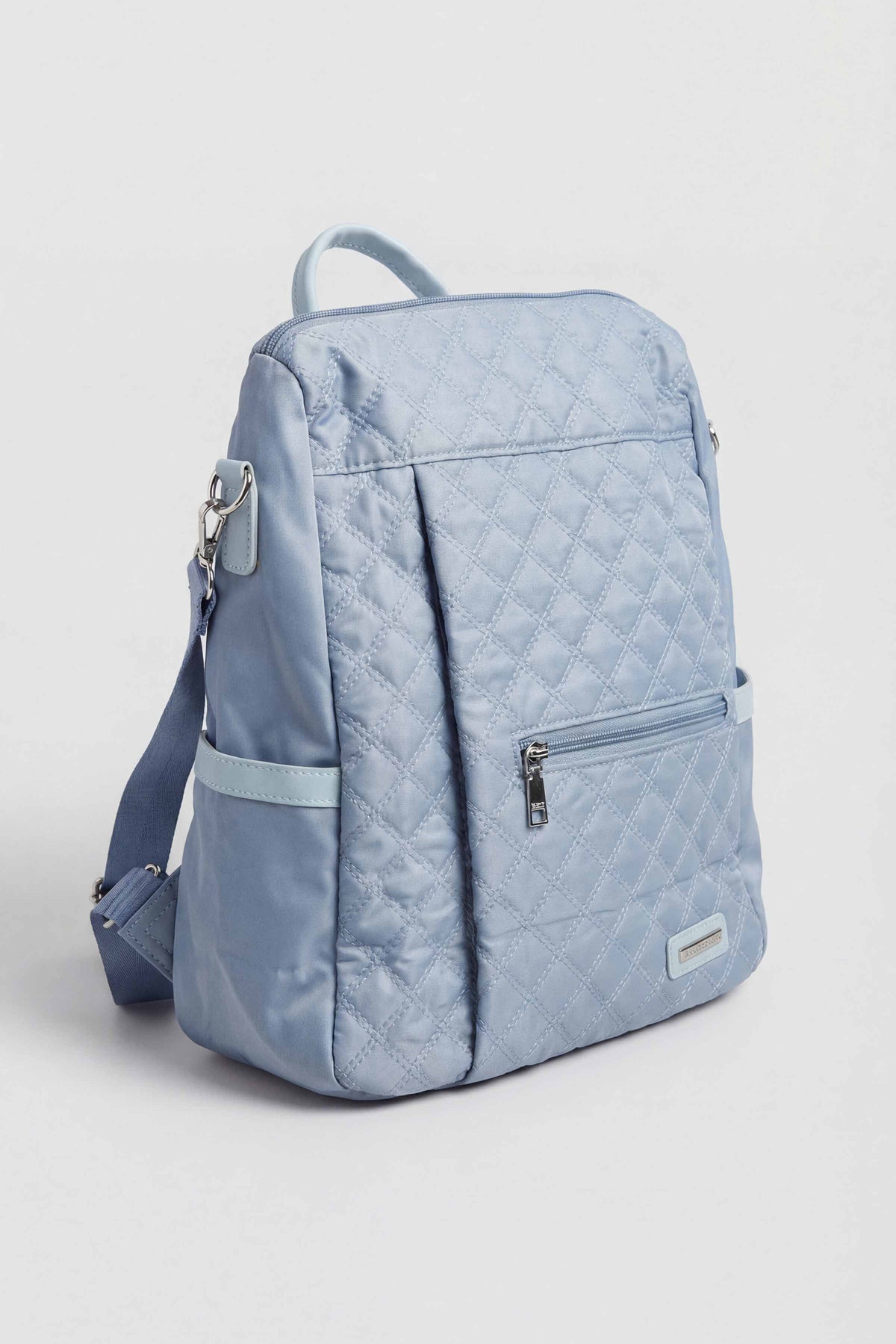 Grey Blue Back Pack-446222111