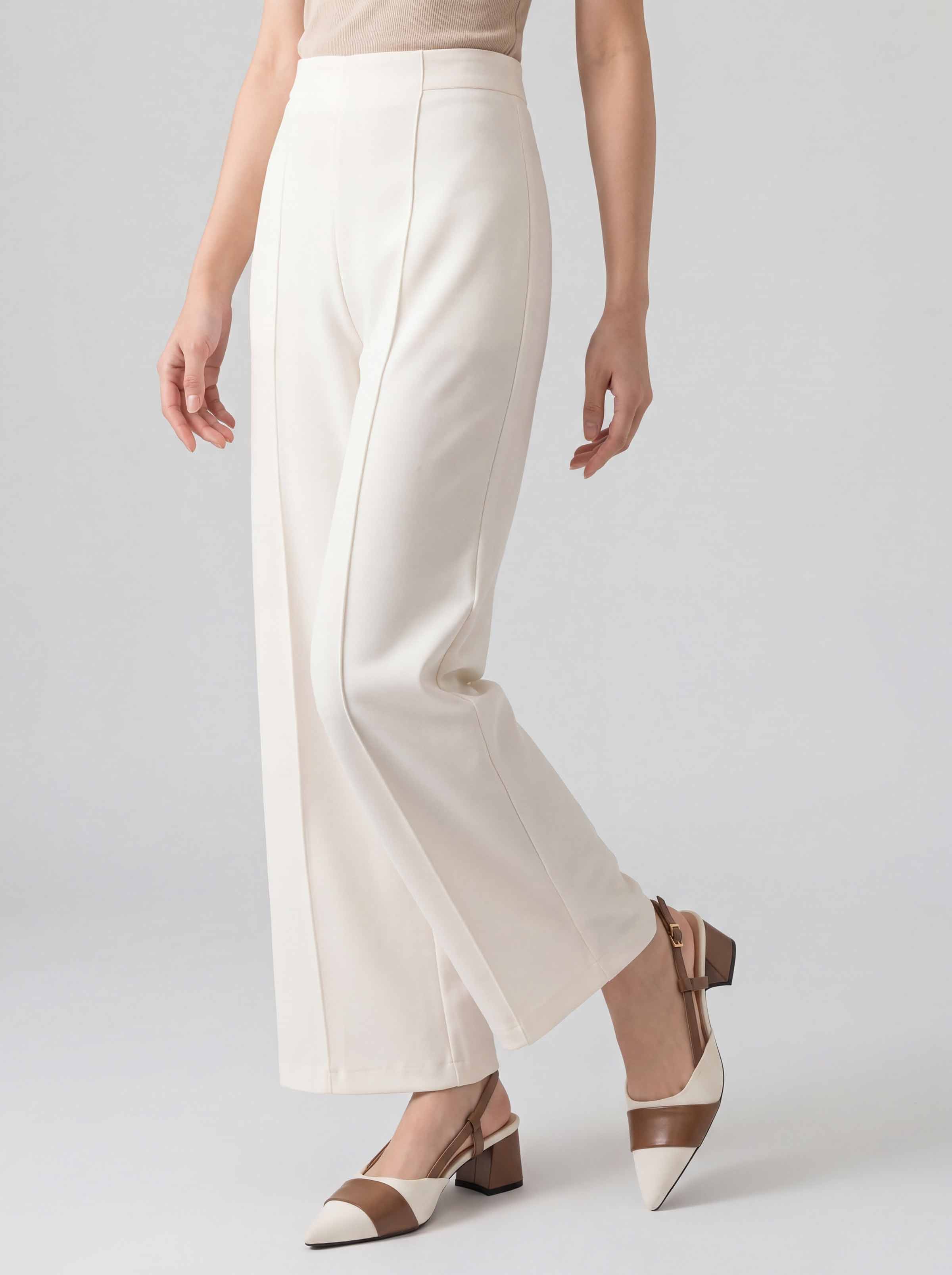 Dyed Pants-White