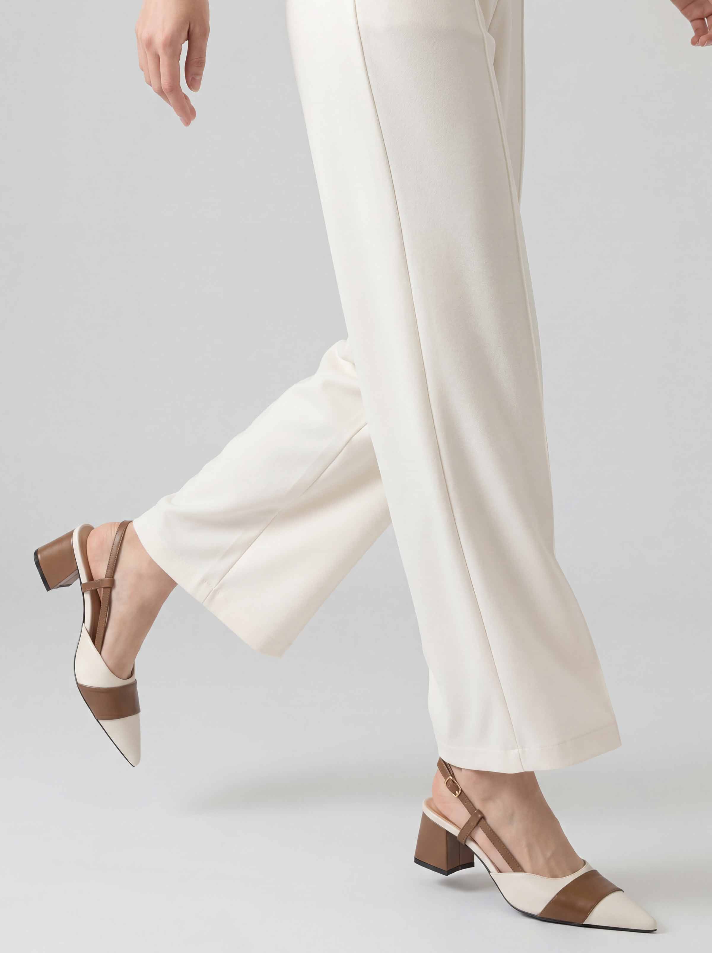 Dyed Pants-White