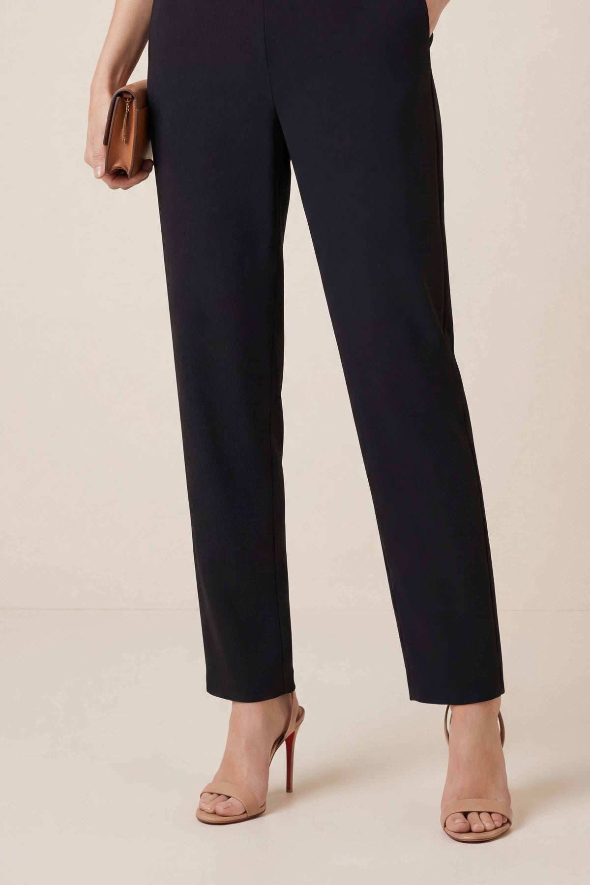 Black Women Pants-447960103