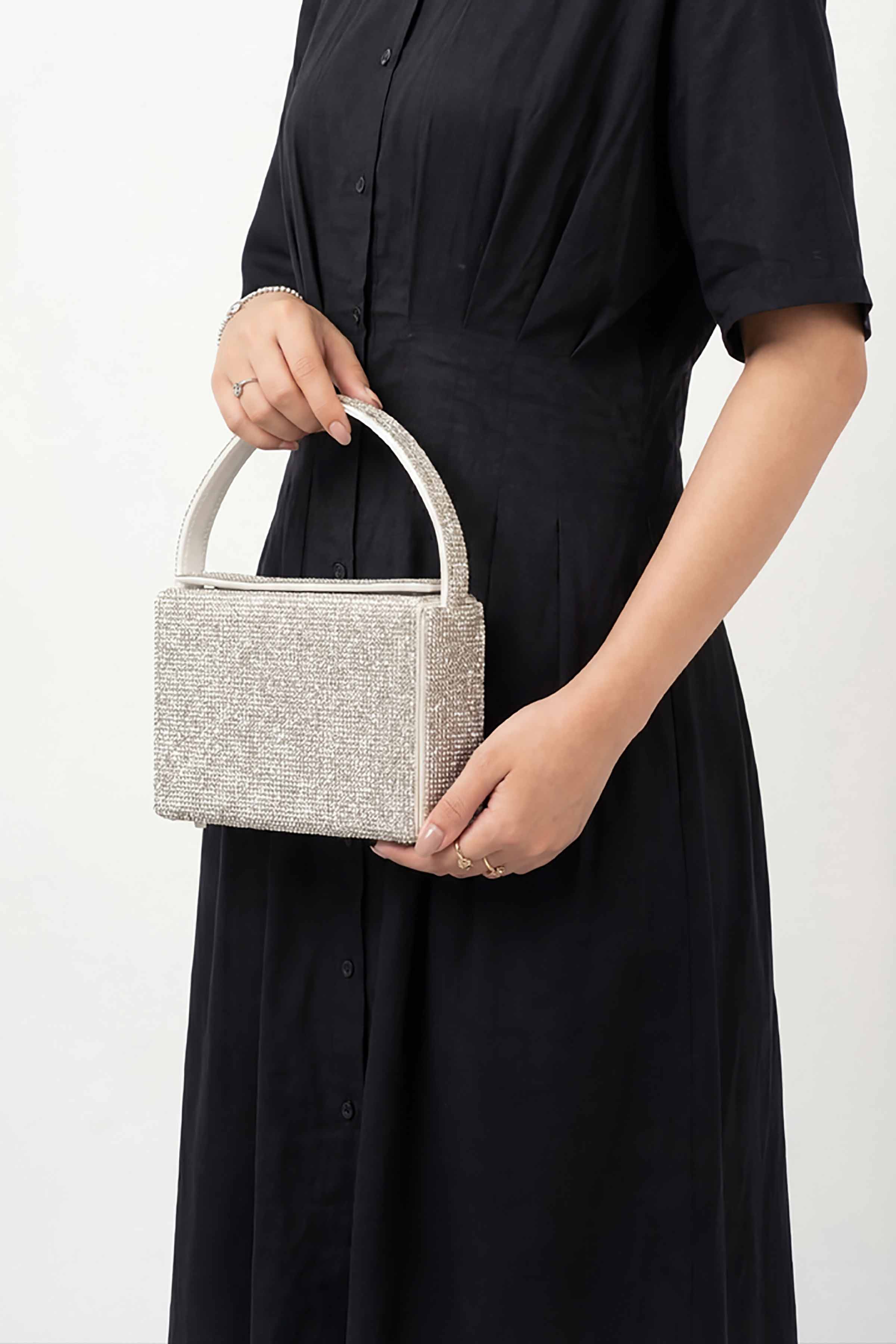 Silver Clutch-448552120