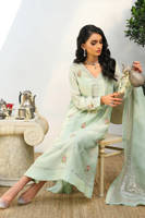Mint Rose With Dupatta And Pants