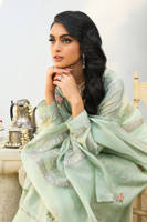 Mint Rose With Dupatta And Pants