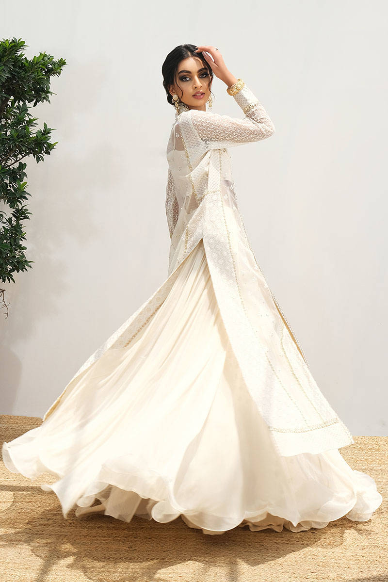 Lakhnavi Gown With Lehnga