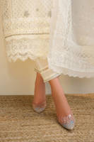 White Sparkle With Dupatta