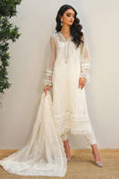 White Sparkle With Dupatta