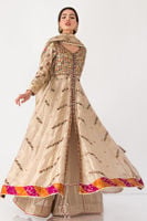 Metallic affair with Fine Embroidery | Ansab Jahangir