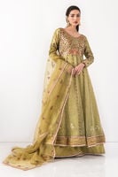 Paradise Green with Fine Embroidery | Ansab Jahangir