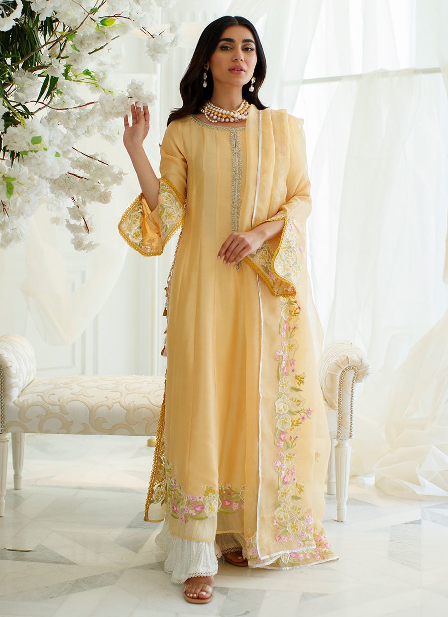 Mimosa Shirt And Dupatta