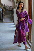 Gold Forest Burgundy with Pants