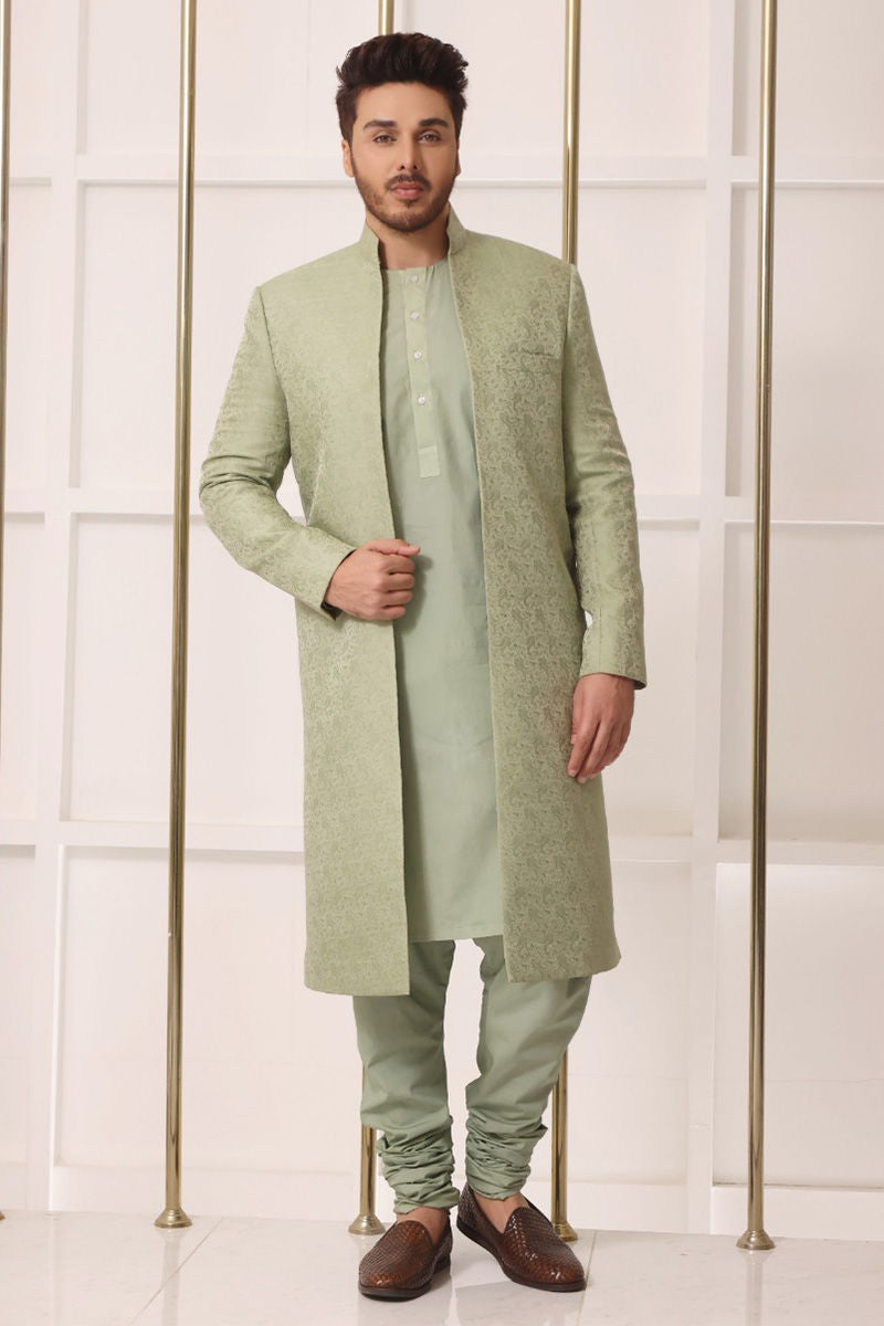 Ahsan Khan in Mint Aura with Modern Styling | Ansab Jahangir