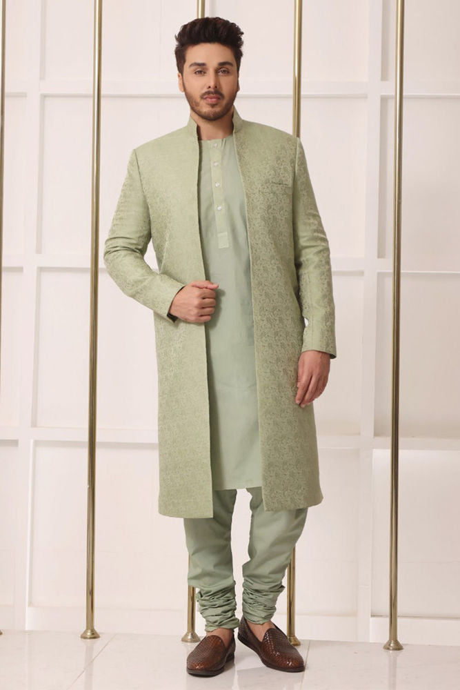 Ahsan Khan in Mint Aura with Modern Styling | Ansab Jahangir