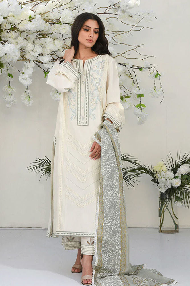 Bella - Shirt And Dupatta - Bella Cut Work Pants