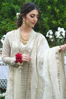 Lakhnavi Tassel Gown With Lehenga
