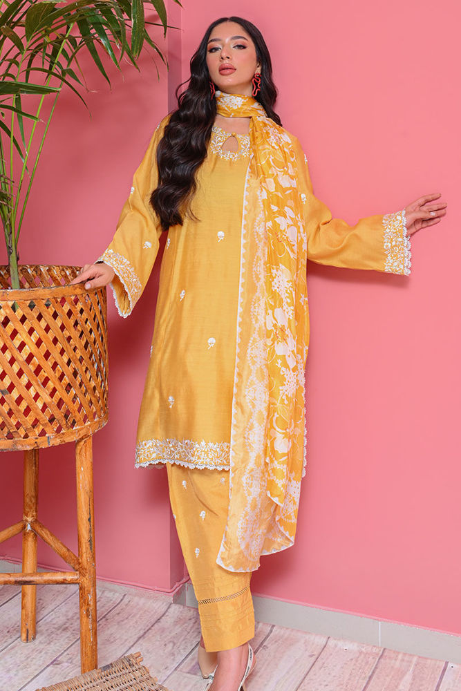 Dhalia with Fine Embroidery | Ansab Jahangir