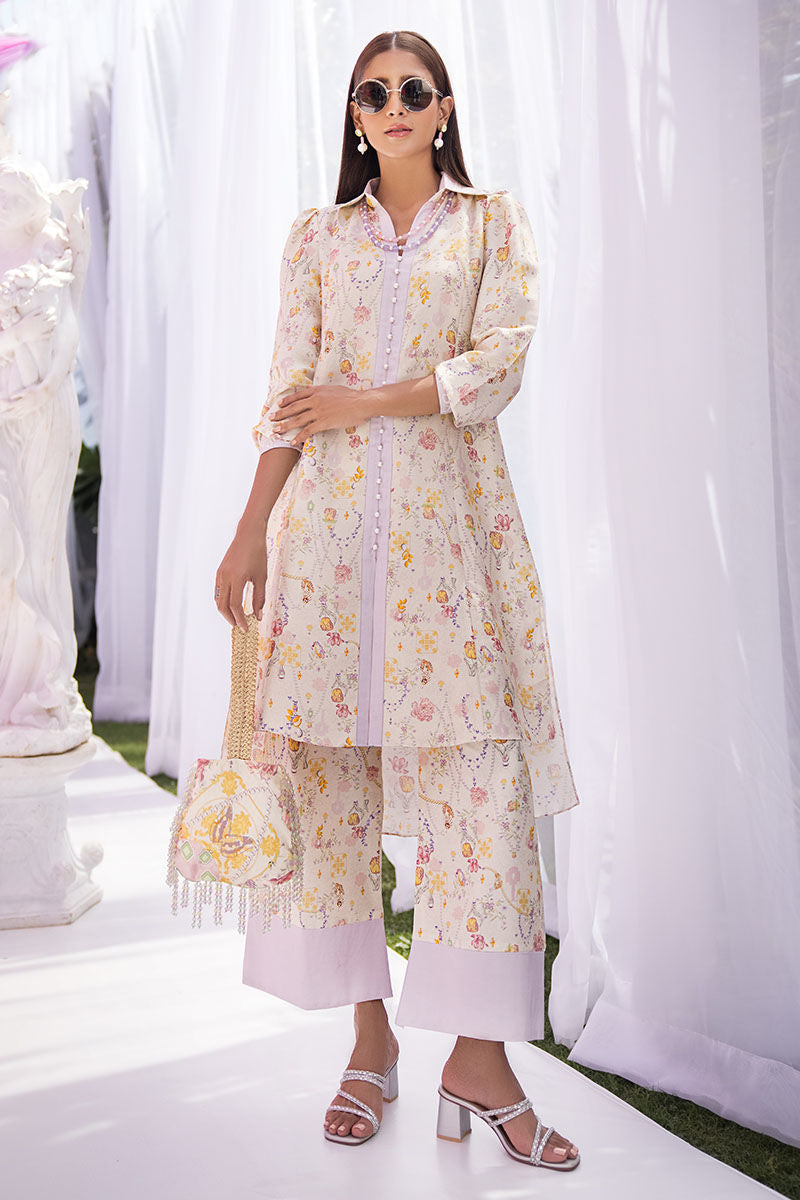AJGR-15 EMBROIDERED SWISS LAWN 3 PCS