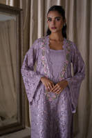 Lilac Sequence Lace With Jumpsuit