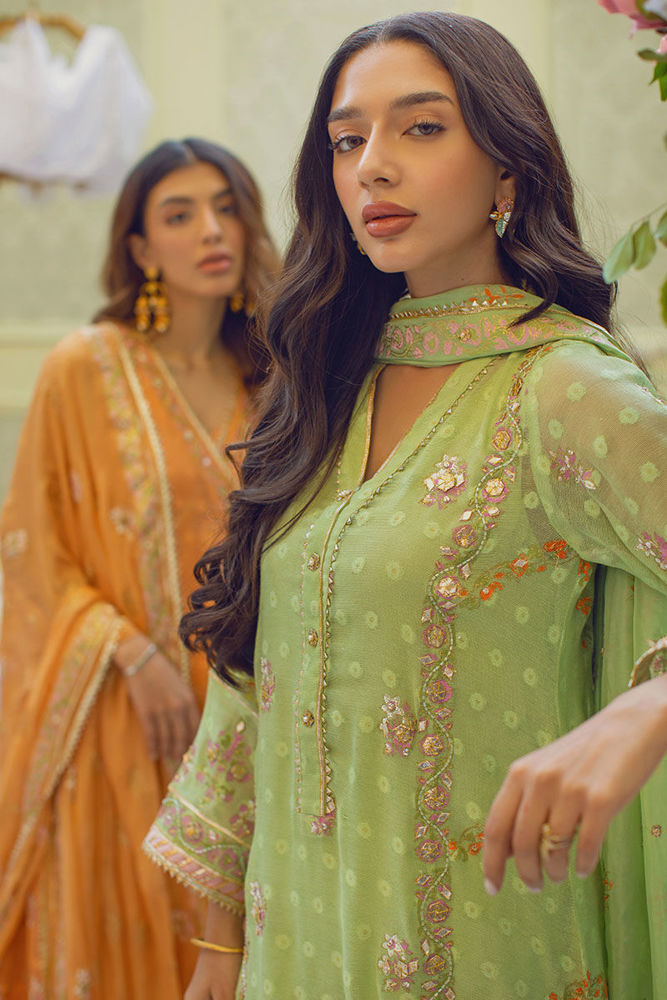 Orange Crush Kalidaar and Dupatta