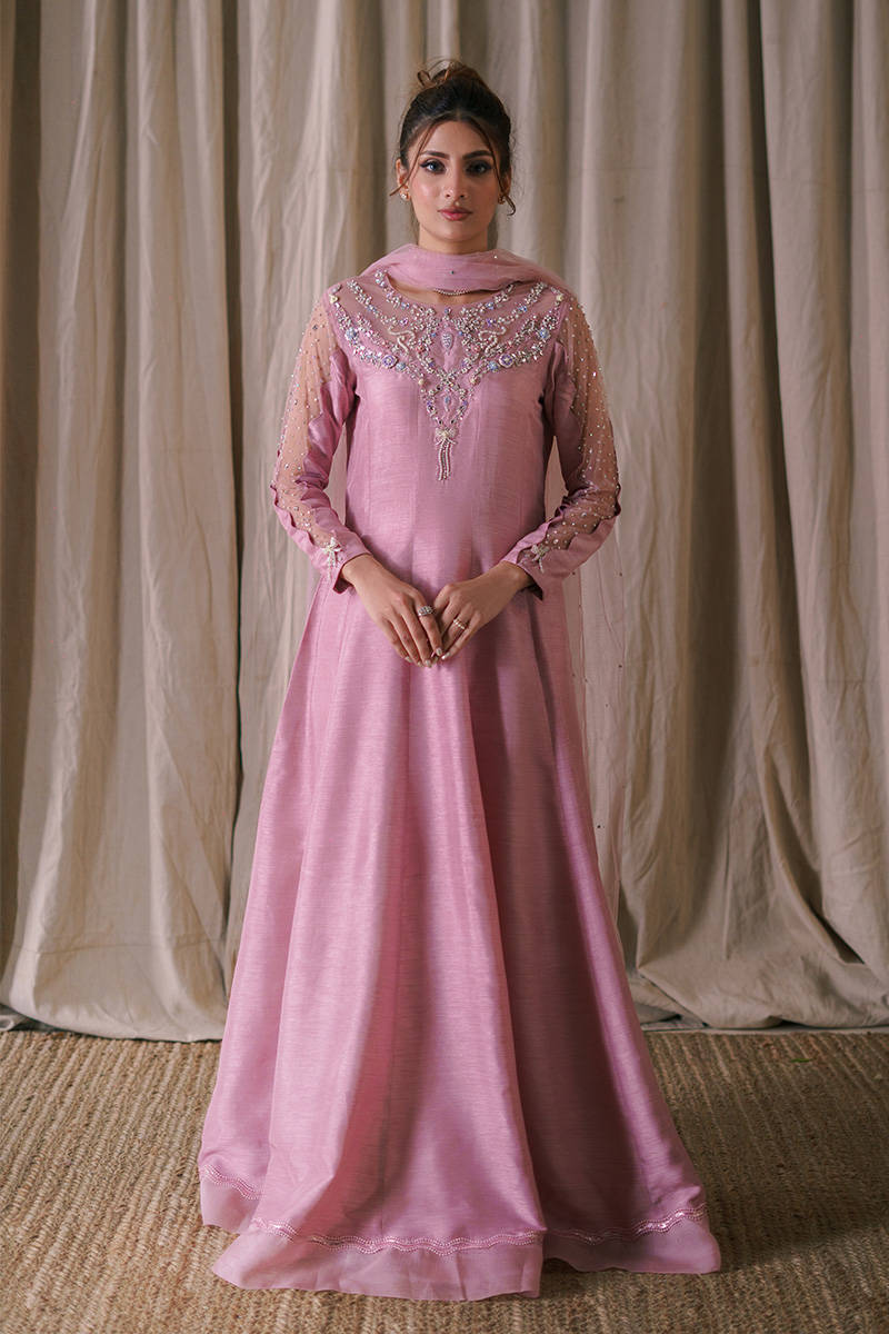Crystal Blush with Dupatta