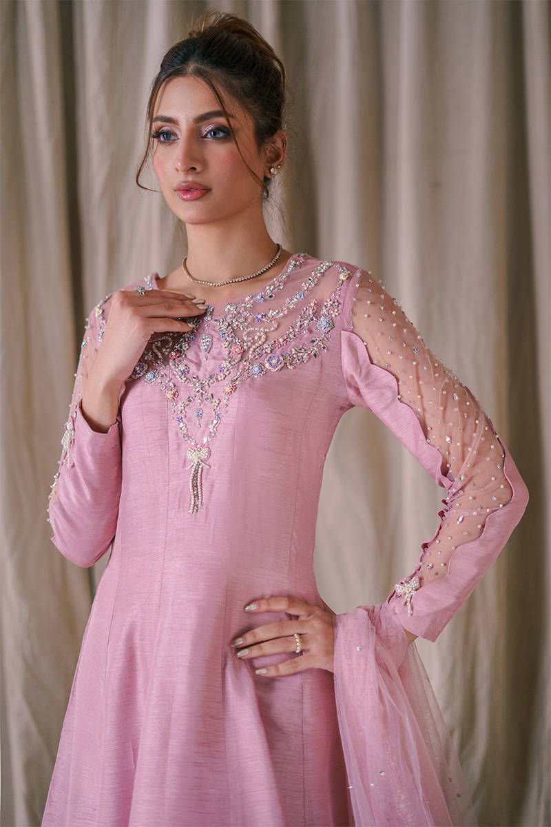 Crystal Blush with Dupatta